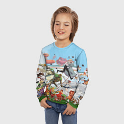 Лонгслив детский Studio Ghibli, цвет: 3D-принт — фото 2
