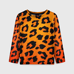 Лонгслив детский JAGUAR GOLD, цвет: 3D-принт