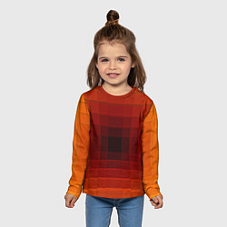 Лонгслив детский Оптическая иллюзия, цвет: 3D-принт — фото 2