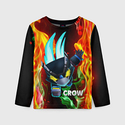 Детский лонгслив Brawl Stars CROW