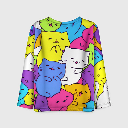 Детский лонгслив МИЛЫЕ КОТЯТКИ / 3D-принт – фото 2