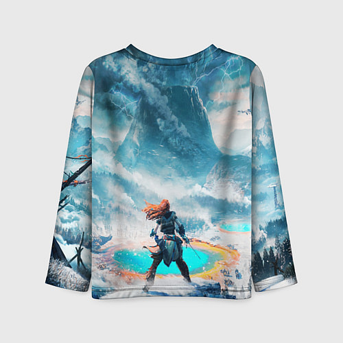 Детский лонгслив HORIZON ZERO DAWN / 3D-принт – фото 2