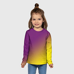 Лонгслив детский ГРАДИЕНТ, цвет: 3D-принт — фото 2