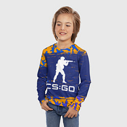 Лонгслив детский CS GO КС ГО, цвет: 3D-принт — фото 2