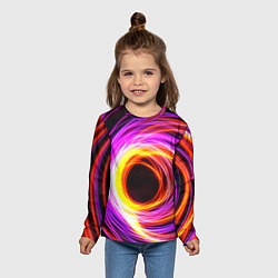 Лонгслив детский ИСКРЫ, цвет: 3D-принт — фото 2