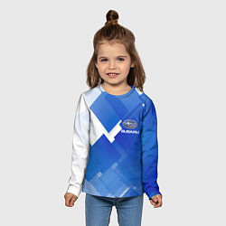 Лонгслив детский SUBARU, цвет: 3D-принт — фото 2