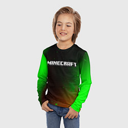 Лонгслив детский MINECRAFT МАЙНКРАФТ, цвет: 3D-принт — фото 2