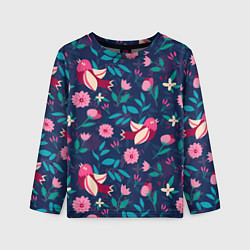 Детский лонгслив Арт джунгли