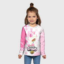 Лонгслив детский Brawl stars Unicorn, цвет: 3D-принт — фото 2