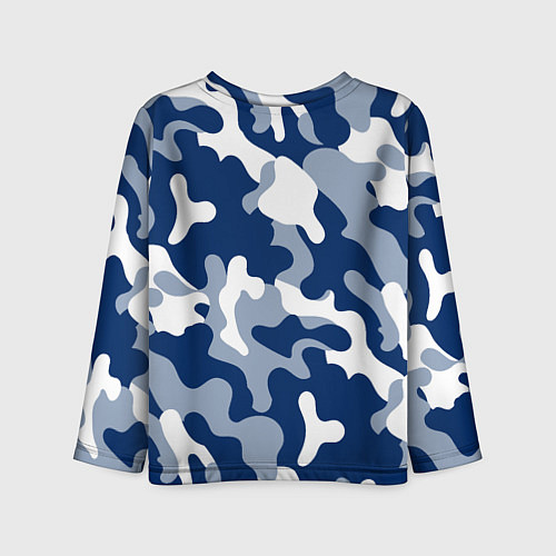 Детский лонгслив RUSSIA РОССИЯ / 3D-принт – фото 2