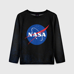 Лонгслив детский NASA НАСА, цвет: 3D-принт