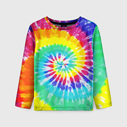 Детский лонгслив TIE-DYE СТЕНА