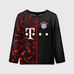 Лонгслив детский FC Bayern Munchen Форма, цвет: 3D-принт