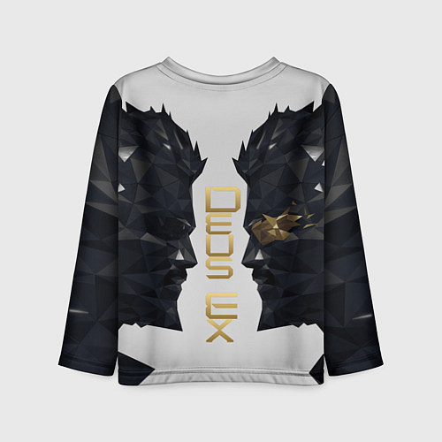 Детский лонгслив Отражение Адама Дженсена Deus Ex / 3D-принт – фото 2