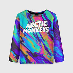 Лонгслив детский ARCTIC MONKEYS, цвет: 3D-принт