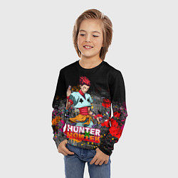 Лонгслив детский Хисока Hunter x Hunter, цвет: 3D-принт — фото 2