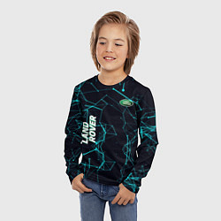 Лонгслив детский Land Rover, цвет: 3D-принт — фото 2