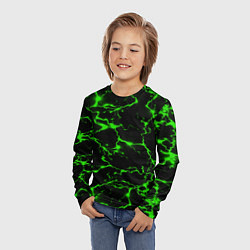 Лонгслив детский Green Flash, цвет: 3D-принт — фото 2