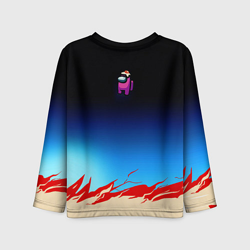 Детский лонгслив Among us / 3D-принт – фото 2