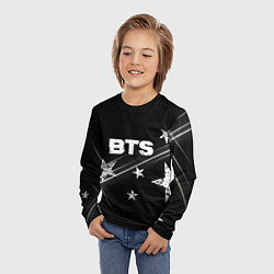 Лонгслив детский BTS бойбенд Stars, цвет: 3D-принт — фото 2