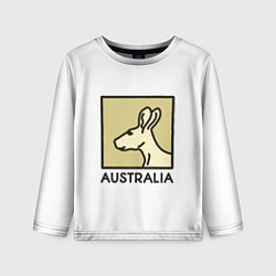 Лонгслив детский Australia, цвет: 3D-принт