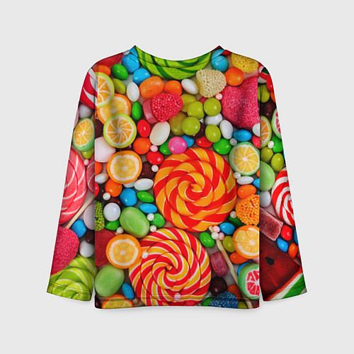 Детский лонгслив Candy / 3D-принт – фото 2