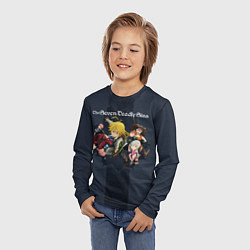 Лонгслив детский The Seven Deadly Sins, цвет: 3D-принт — фото 2