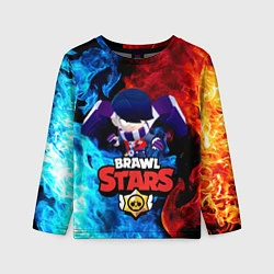 Детский лонгслив Brawl Stars Эдгар