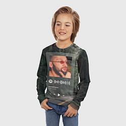 Лонгслив детский Camry 3 5 Spotify - QR, цвет: 3D-принт — фото 2