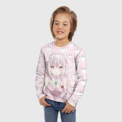 Лонгслив детский Эмилия, цвет: 3D-принт — фото 2