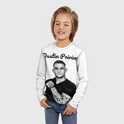 Лонгслив детский Dustin Poirier, цвет: 3D-принт — фото 2