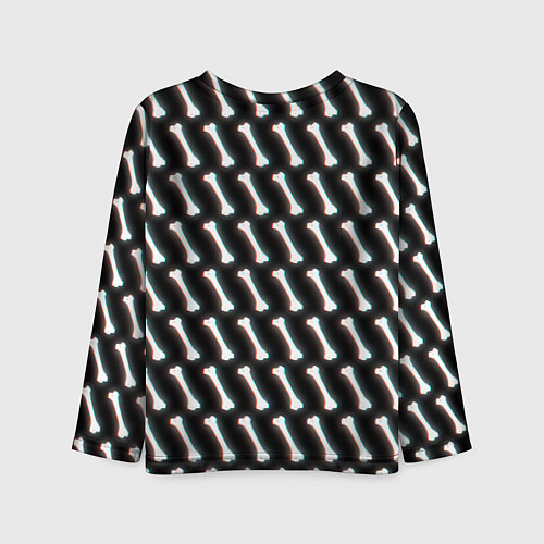 Детский лонгслив Phonk ФОНК Черепа / 3D-принт – фото 2