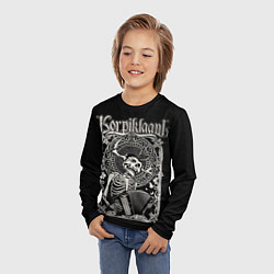 Лонгслив детский Korpiklaani, цвет: 3D-принт — фото 2