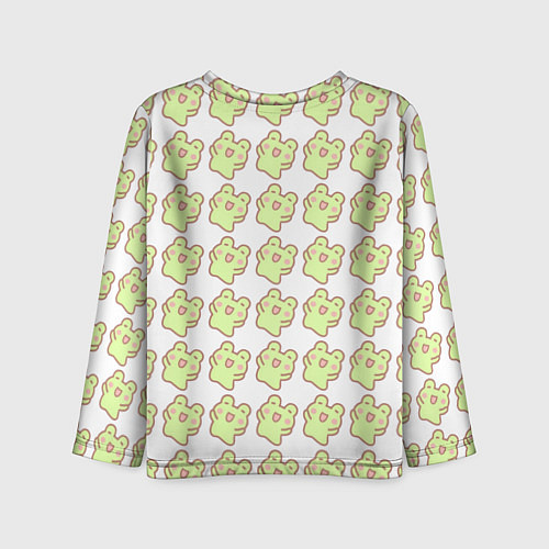 Детский лонгслив Счастливые лягушки / 3D-принт – фото 2