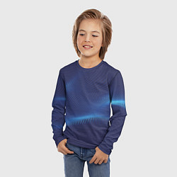 Лонгслив детский 3D волна, цвет: 3D-принт — фото 2