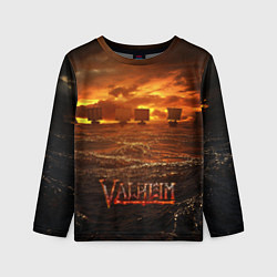 Лонгслив детский Valheim Корабли, цвет: 3D-принт