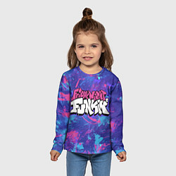 Лонгслив детский Friday Night Funkin, цвет: 3D-принт — фото 2