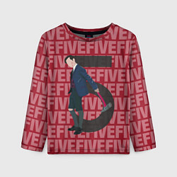 Лонгслив детский FIVE FIVE FIVE, цвет: 3D-принт