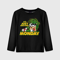 Лонгслив детский Sonik Monday, цвет: 3D-принт