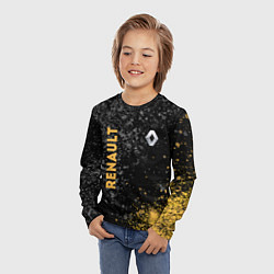 Лонгслив детский Renault Брызги, цвет: 3D-принт — фото 2
