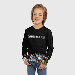 Лонгслив детский 8bit Dark Souls, цвет: 3D-принт — фото 2