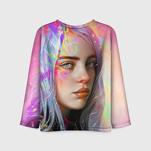 Детский лонгслив Billie Eilish / 3D-принт – фото 2