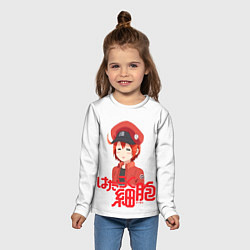 Лонгслив детский Sekkekkyuu, цвет: 3D-принт — фото 2