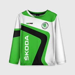 Детский лонгслив Skoda