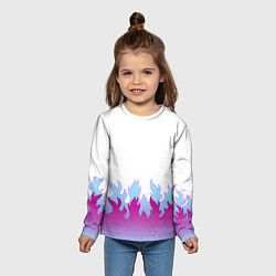 Лонгслив детский ПЛАМЯ 1 0, цвет: 3D-принт — фото 2