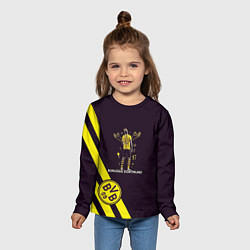 Лонгслив детский Холанд Боруссия, цвет: 3D-принт — фото 2