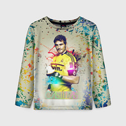Лонгслив детский Iker Casillas, цвет: 3D-принт