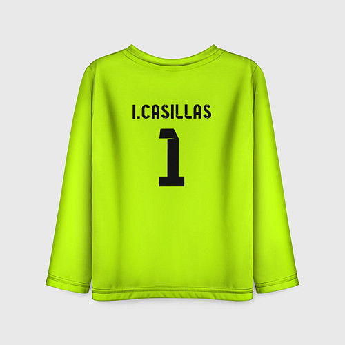 Детский лонгслив Iker Casillas / 3D-принт – фото 2