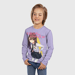Лонгслив детский Девушки и Танки, цвет: 3D-принт — фото 2