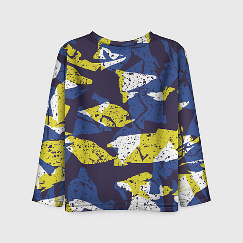Детский лонгслив Пятна / 3D-принт – фото 2